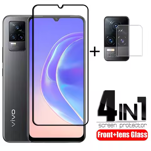 Full Cover Glass For Vivo V21E Glass For ViVo V21E V21 E Tempered Glass HD Protective Screen Protect