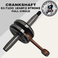 CRANKSHAFT 63-71CC 2 STROKE 48MM 1E48F STAND UP SCOOTER FULL CIRCLE