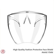 [Ready Stock] Fashion Protective Face Shield / Transparent Face Shield safety glasses, full face mask