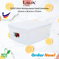 FC234 / FC235 / FC36 / FC237 4.5Ltr - 20Ltr Multipurpose Food Container - Lava