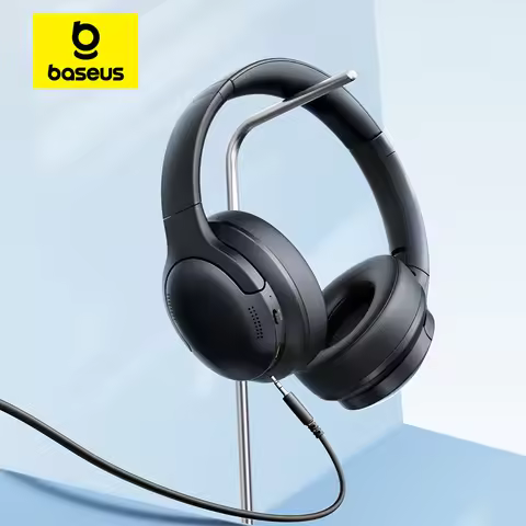 Baseus BH1 Lite Wireless Headphones Bluetooth 6.0 ENC Clear Call Headsets Super Bass Hit Earphones 8