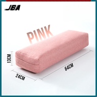 JBA Yoga Pillow Medium Hardness 64CM Resilient Soft Skin-Friendly Linen Fabric High Density Elastic