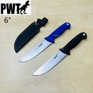 PWT 6 Inci Stainless Steel Kitchen Chopper Knife | 5Cr15MoV Blade | Anti-slip Rubber Handle