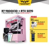 Armaggeddon Ryzen 7 9800X3D + RTX 5070 Custom PC Desktop 32GB RAM 1TB SSD