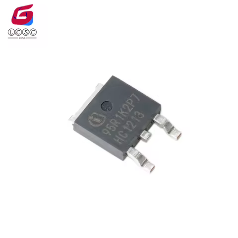 10Pcs/Lot Original 95R1K2P7 Transistor N-Channel Power MOSFET 950V 6A 52W IPD95R1K2P7 TO-252