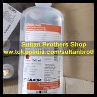 Cairan Infus Sodium Chloride/ Nacl 0,9% 1000 Ml Botol Besar