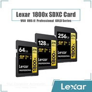 Lexar 1800x 64GB/128GB/256GB SD card High speed SDXC large card digital camera V60 memory card