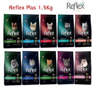 Reflex Plus Cat Dry Food 1.5kg For Adult & Kitten (Chicken/Salmon/Lamb/Sterilised/Urinary/Choosy/Ski