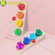 MIQUELZA 8 Notes Music Bells, Montessori Musical Instruments Percussion Instrument Children Toys, Wo