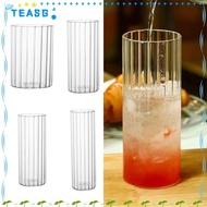TEASG Tumbler Glass, Transparent Heat-Resistant Water Carafe, Fashion Creative Borosilicate Glass Gl