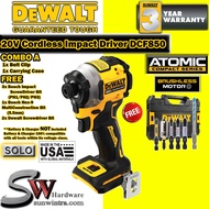 DEWALT ATOMICTM 20V MAX* Brushless Cordless 3-Speed 1/4 in. Impact Driver Kit DCF850 DCF 850