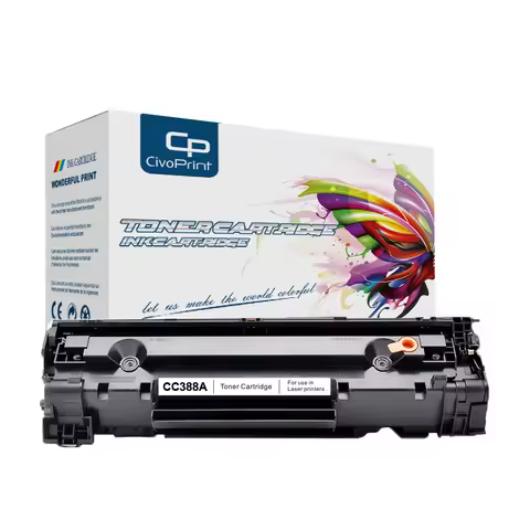 CC388A 88A 388A Toner Cartridge Compatible for HP LaserJet P1007 P1008 P1106 P1108 Pro M1136 M1213n 