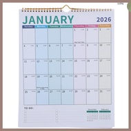 📦 Raindrops 18 Month Hanging Wall Calendar 2026 To 2027 Large Spiral Planner