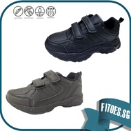 *SG Seller* Neckermann 9139 9264 Vel-cro School Shoes Black