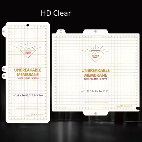 Oleophobic Hydrogel Film For vivo X Fold3 Pro / X Fold 3 Screen Soft Protector Protective Guard Matt