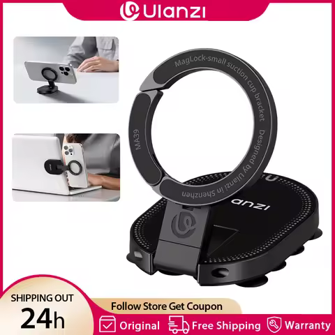 Ulanzı MA39 MagLock Suction Cup Phone Suction Mount Magnetic Phone Holder Desktop Stand for Iphone 1