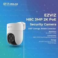 EZVIZ H8c 2K 3MP PoE Outdoor H.265+ Pan & Tilt IP Camera Security Camera Outdoor CCTV