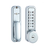 [3 with Backup 3D Key] 3rd Generation Convenient Change Password Mechanical Password Lock Smart Door