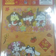 (最後減價) Sanrio characters 賀年貼紙 Wall Sticker (Removable)
