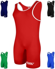 Plain Wrestling Singlet, Powerlifting Singlet Youth Wrestling Singlet Men for Training (Unisex Adult