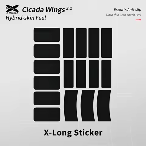 X-Raypad Cicada Wings V2 Slicks Universal Pre-cut Grip Tape – X-Long Sticker