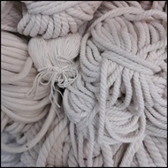 ‍🚢Factory direct sales 5mm-12mmBlack and White Color Three-Strand Twisted Rope Cotton Twist Rope Tug-of-War Rope Three-S