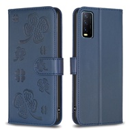 เคสสำหรับ Vivo โทรศัพท์ใหม่ Y12S Y12A Y20G Y20S G Y20T Y20A Y20i Y20 Y12 Y11 Y15 Y17 Y51 Y31เคสเคสแบบฝาพับมีช่องเสียบบัตรกระเป๋าสตางค์หนังแม่เหล็ก2021