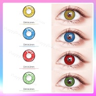 【Happybuynow】1pair Colored Contact Lense Eye Makeup Beauty Yearly Use Soft Cosplay Lens