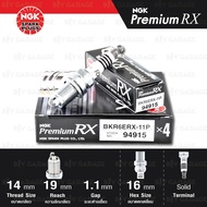 NGK หัวเทียน Premium RX ขั้ว Ruthenium【 BKR6ERX-11P 】 ใช้อัพเกรด BKR6E-11 / BKR6EIX-11 / IFR6T11 - M