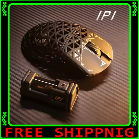 IPI Piao Float Wireless 8k Mouse 3 Mode Bluetooth Dual 8k Carbon Hell Out Gaming Esports Lightweight