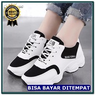 MERAH Imported Casual Sports Shoes Wanita Sneakers Red Rubber Sneakers IT605 Sport Sneakers Sds32