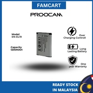 ready stock Proocam Nikon EN-EL19 Compatible Battery for Camera S6900 S100 S33 S6500 S2500