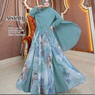 aisyah 2 syari/gamis syari/setelan syari/gamis kekinian/gamis muslim/setelan syari