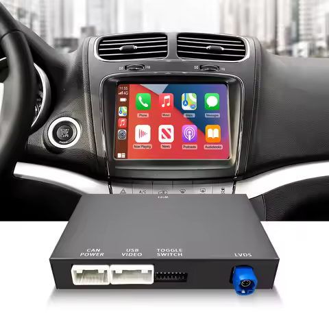 Wireless CarPlay Android Auto Retrofit Kit Interface OEM Screen Upgrade Decoder Box for Dodge Challe