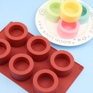 6 Continuous Bump Round Cup Muffin Cake Cup Mold Baking Mold Scented Candle Ice Cream Tongs Cake Mol