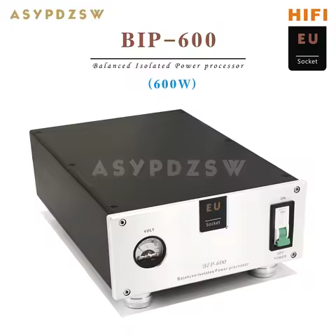 BIP-600 2 Seats EU Socket HIFI 600VA Toroidal Balanced isolation transformer 600W AC Power supply pr