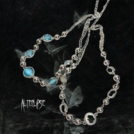 Alteclipse aquamarine beaded necklace grunge