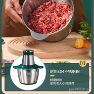 Small household meat grinder2Stainless steel meat grinder, food processor, electric meat mincer, kit