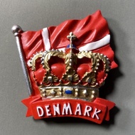 Nordic Denmark Crown Fridge Magnets Tourist Souvenir Refrigerator Magnetic Stickers Commemorative Ma