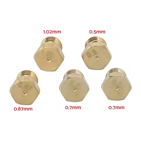 5x Burner Gas Hob LPG Conversion Kit Jets Nozzles Propane Injectors 70 87 70 50 102 Cooker Hobs Gas
