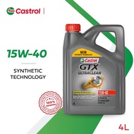 Castrol GTX ULTRACLEAN 15W-40 for Petrol Cars (4L)