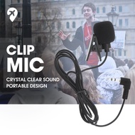 Stable [B2B] Rolton Live Show Collar Clip Mic Aux 3.5mm Collar Mic Meeting Clip Mic Live FB ,IG