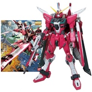 ☫Bandai Original Gundam Model Kit Anime Figure MG ZGMF X19A Justice Collection Gunpla Anime Action F