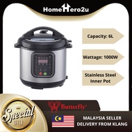 Butterfly BPC-5066A Electric Pressure Cooker 6L 1000W - Homehero2u