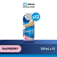 [Bundle of 12] Ensure® Plus Raspberry 237ml