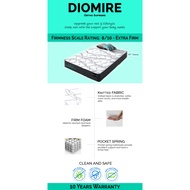 Living Mall Diomire Mattress With Bed Frame Package. Latex/Memory Foam/Pocketed Spring In Single/Super Single/Queen/King