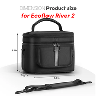Carrying Case for Ecoflow River 2 Pro/Max Waterproof Storage Case for Ecoflow River 3/3 Plus for Eco