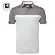FootJoy FJ ProDry Performance Color Block Self Collar Mens Golf Shirts เสื้อแขนสั้น ชุดกอล์ฟ สำหรับผ