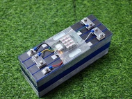 แบตลิเธียม12v 100ah. **แบตใหม่มือ1** สีฟ้า ลูกแบนยาว 14.6v แบตเตอรี่ ลิเที่ยม ฟอสเฟส LiFePo4 3.2v 10