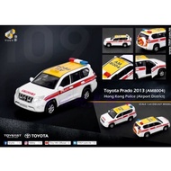 Tiny Micro Shadow 109 1/64 Toyota Prado Prado 2013 Hong Kong Airport Police F8004
